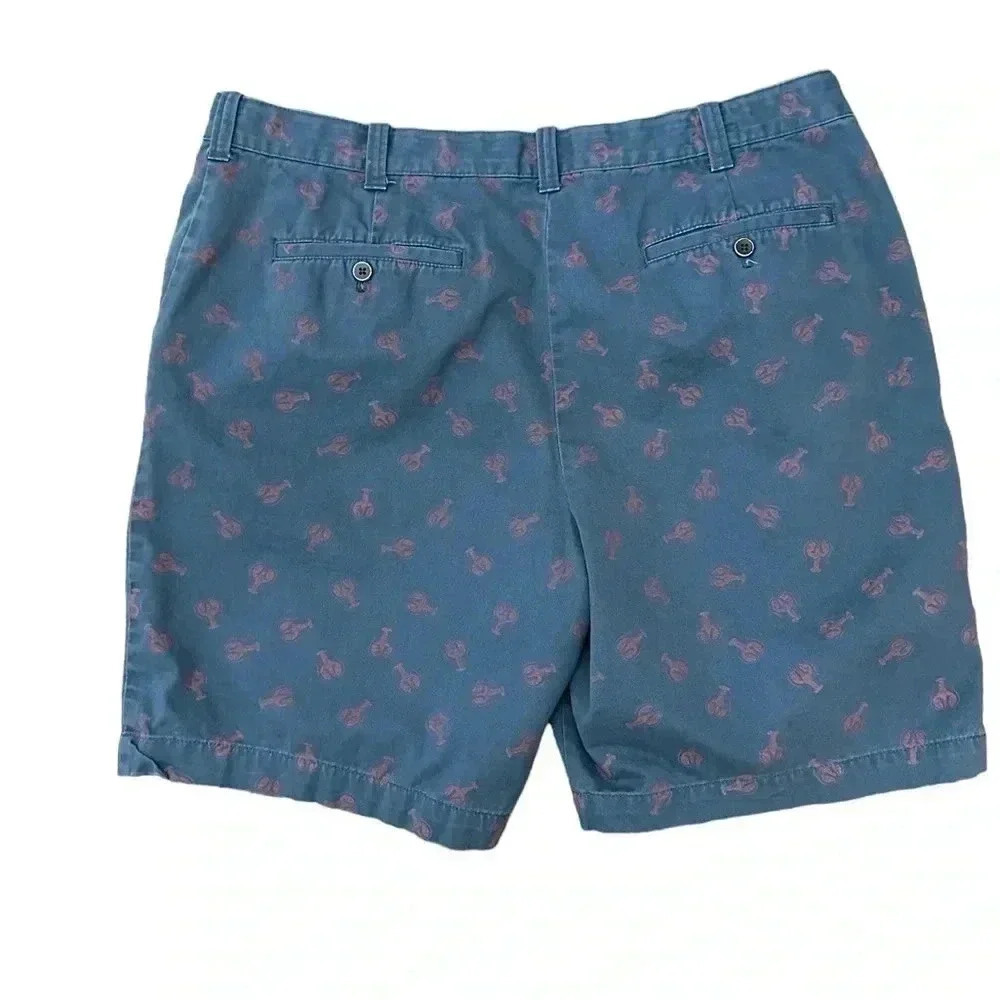 G.H. Bass & Co shorts with lobster print men’s size 40 - Picture 3 of 4